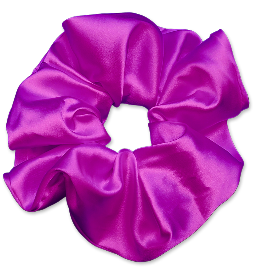 Fuchsia Flair - XL Scrunchie - Satin - Season 3