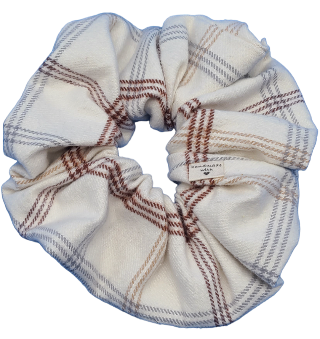 Grid Glam - XL Scrunchie - 100% Cotton