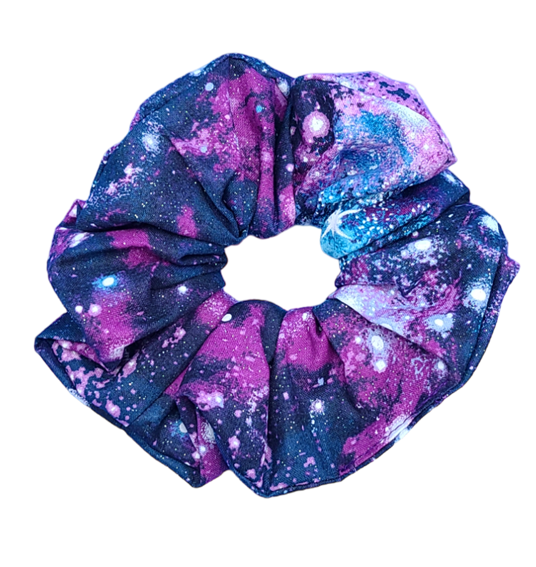 Cosmic Sparkle - Large Scrunchie - 100% Cotton - Limited Edition