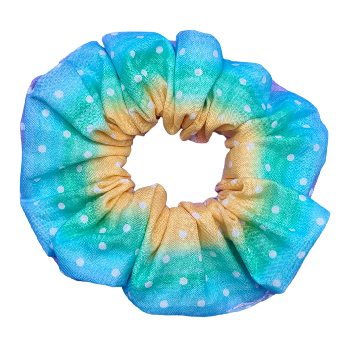 Dotted Shay - Large Scrunchie - 100% Cotton