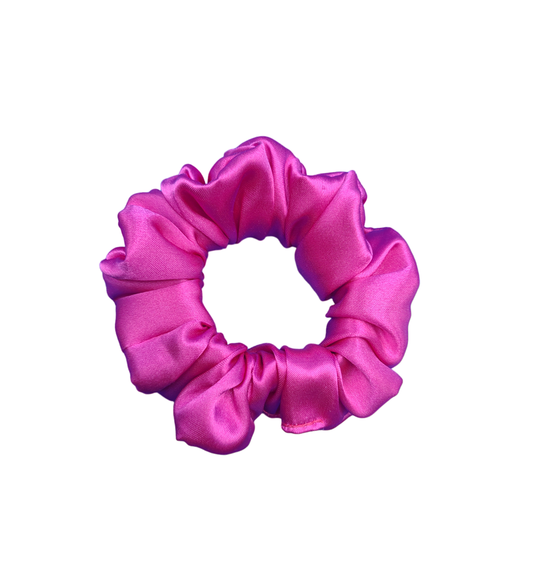 Fuchsia Flair - Medium Scrunchie - Satin - Season 3