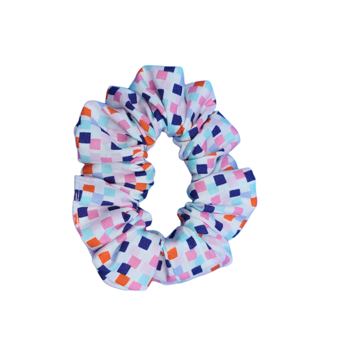 Mosaic Medley - Medium Scrunchie - 100% Cotton - Limited Edition
