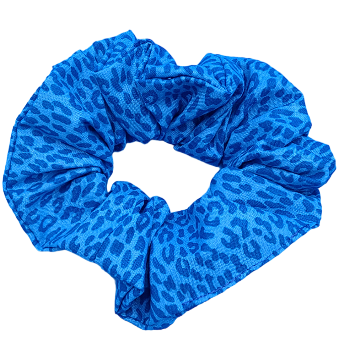 Wild Lapis - Large Scrunchie - 100% Cotton - Limited Edition