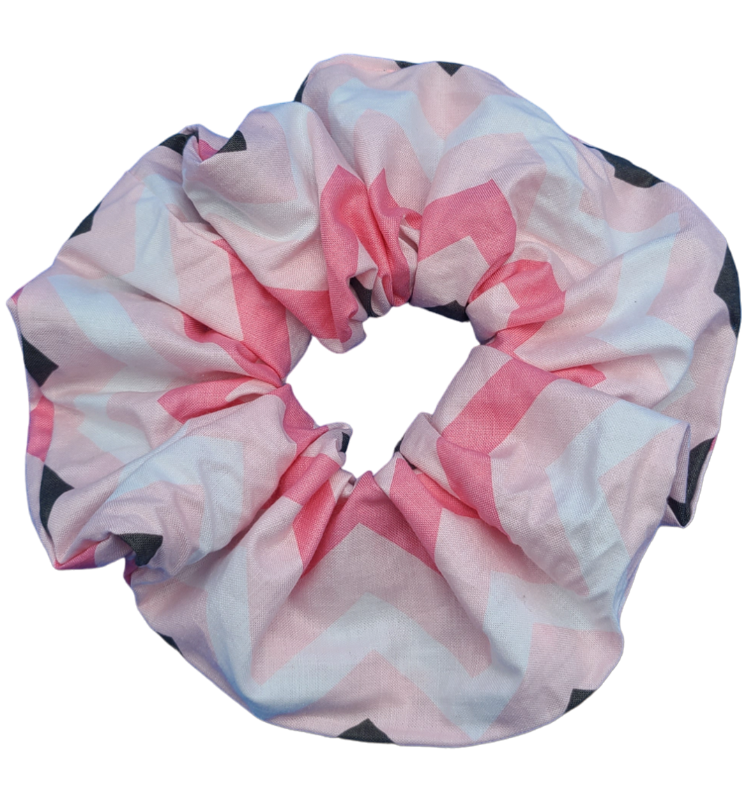 Strawberry Streaks - XL Scrunchie - 100% Cotton - Limited Edition