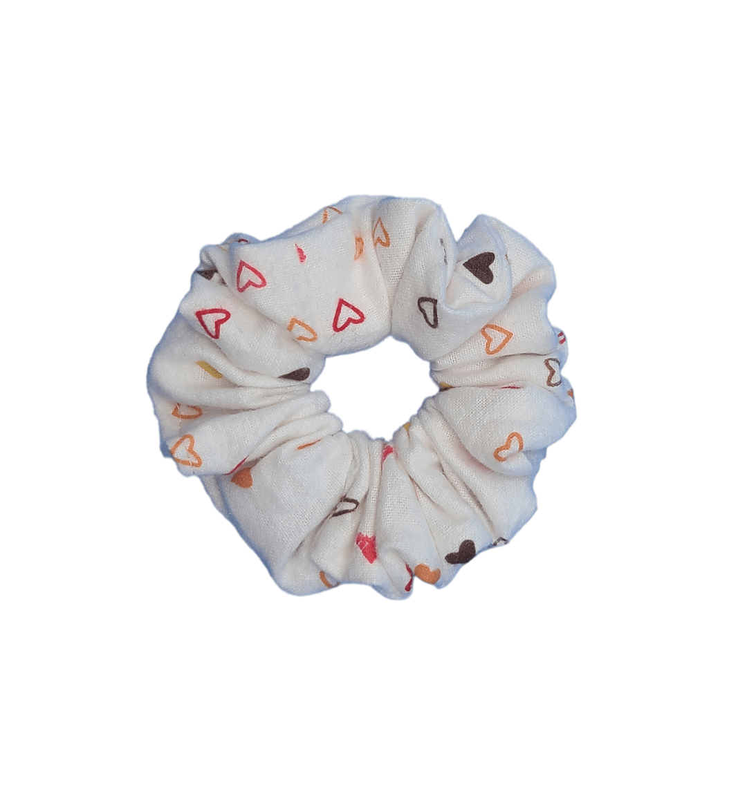Cherished Charms - Medium Scrunchie - 100% Cotton