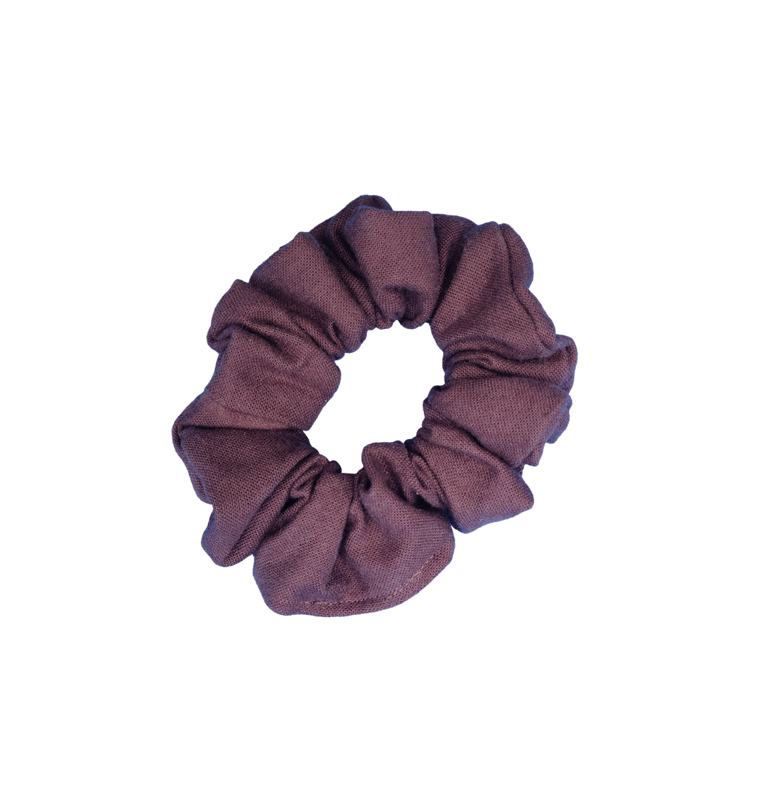 Sweet Cocoa - Medium Scrunchie - 100% Cotton